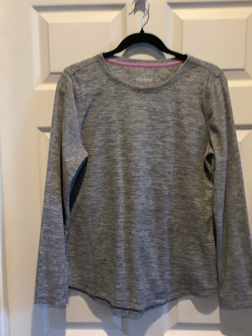 tek gear Long‎ Sleeve Heather Gray Tee ,